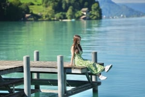 Au départ de Zurich : excursion privée d'une journée « Crash Landing On You ».