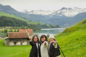 Au départ de Zurich : excursion privée d'une journée « Crash Landing On You ».