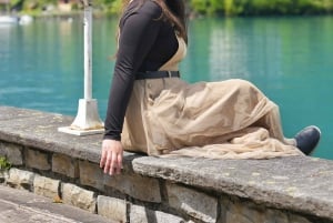 Au départ de Zurich : excursion privée d'une journée « Crash Landing On You ».