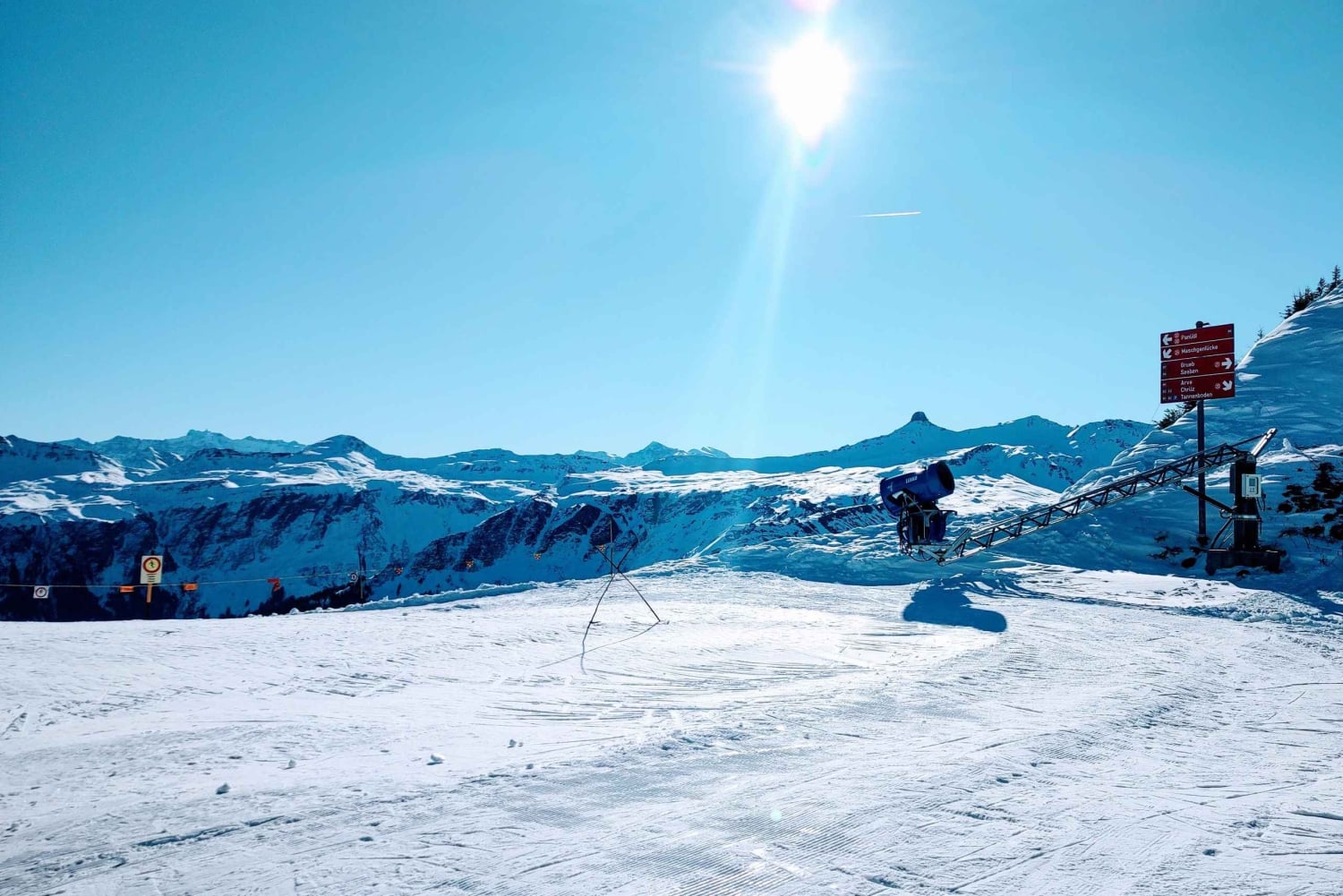 Från Zürichs centralstation: 4 timmars skidskola för nybörjare med resa