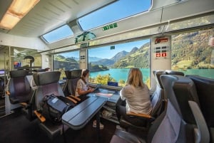 Панорамный поезд премиум-класса, Люцерн и Интерлакен: тур из Цюриха