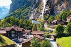 Fra Zürich: Privat dagstur til Interlaken/Luzern i bil