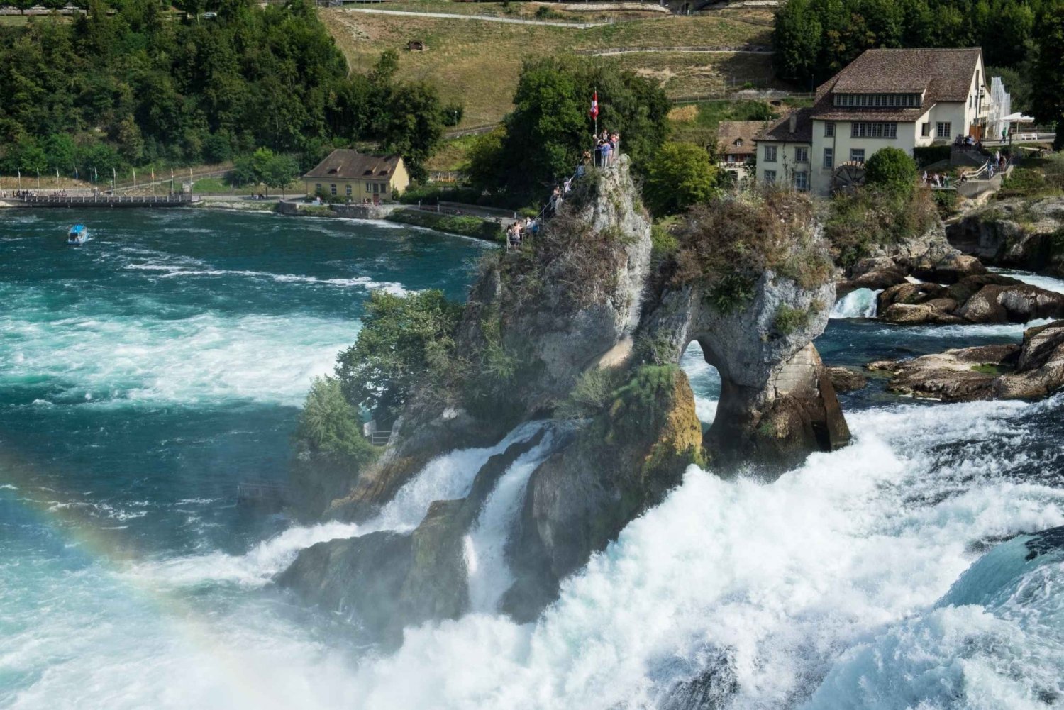 Depuis Zurich : Excursion matinale aux chutes du Rhin avec billets d'entrée