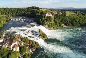 Från Zürich: Stein am Rhein och Rhenfallen