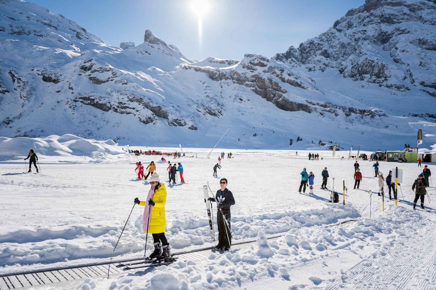 Zurich: Titlis Beginner Ski day snow experience & Lucerne