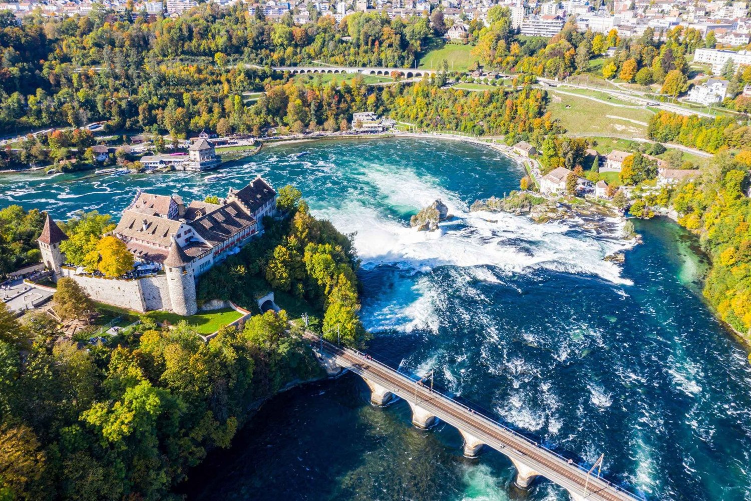 From Zurich to The Rhine Falls