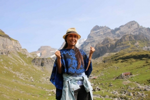 Interlaken: Private Hiking Tour Oeschinen Lake & Blue Lake