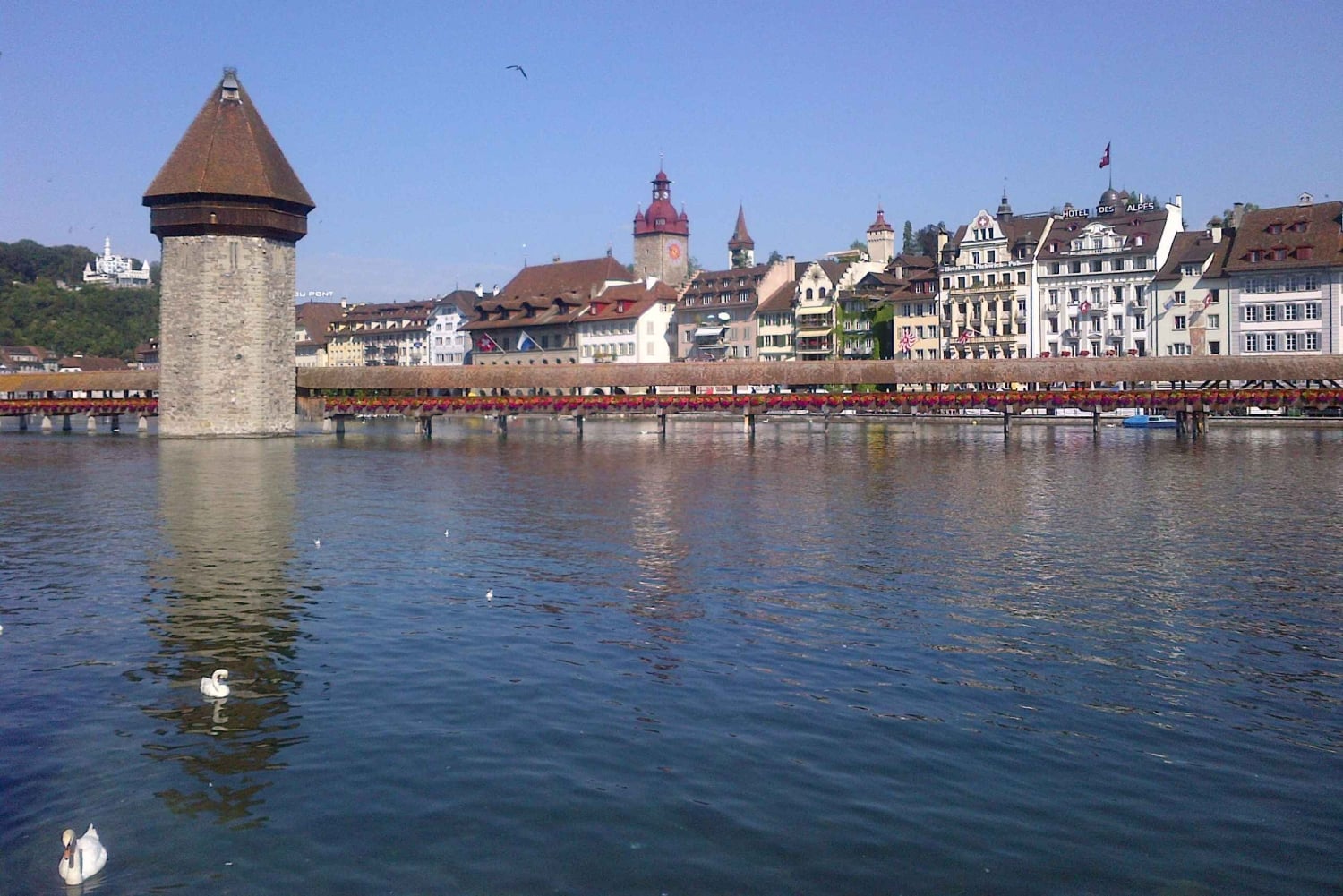 Visite guidée à pied de Lucerne en petit groupe et croisière commentée au départ de Bâle