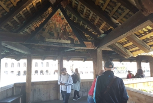 Visite guidée à pied de Lucerne en petit groupe et croisière commentée au départ de Bâle