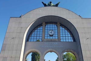 Visite guidée à pied de Lucerne en petit groupe et croisière commentée au départ de Bâle