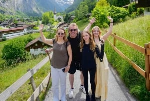 Tour privato di Mürren, Lauterbrunnen e Grindelwald da Zurigo