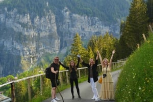Tour privato di Mürren, Lauterbrunnen e Grindelwald da Zurigo