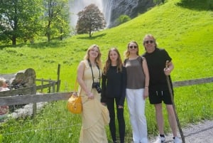 Tour privato di Mürren, Lauterbrunnen e Grindelwald da Zurigo