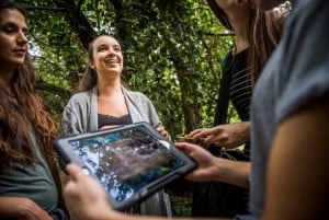 Gioco di fuga all'aperto con realtà aumentata attraverso Zurigo