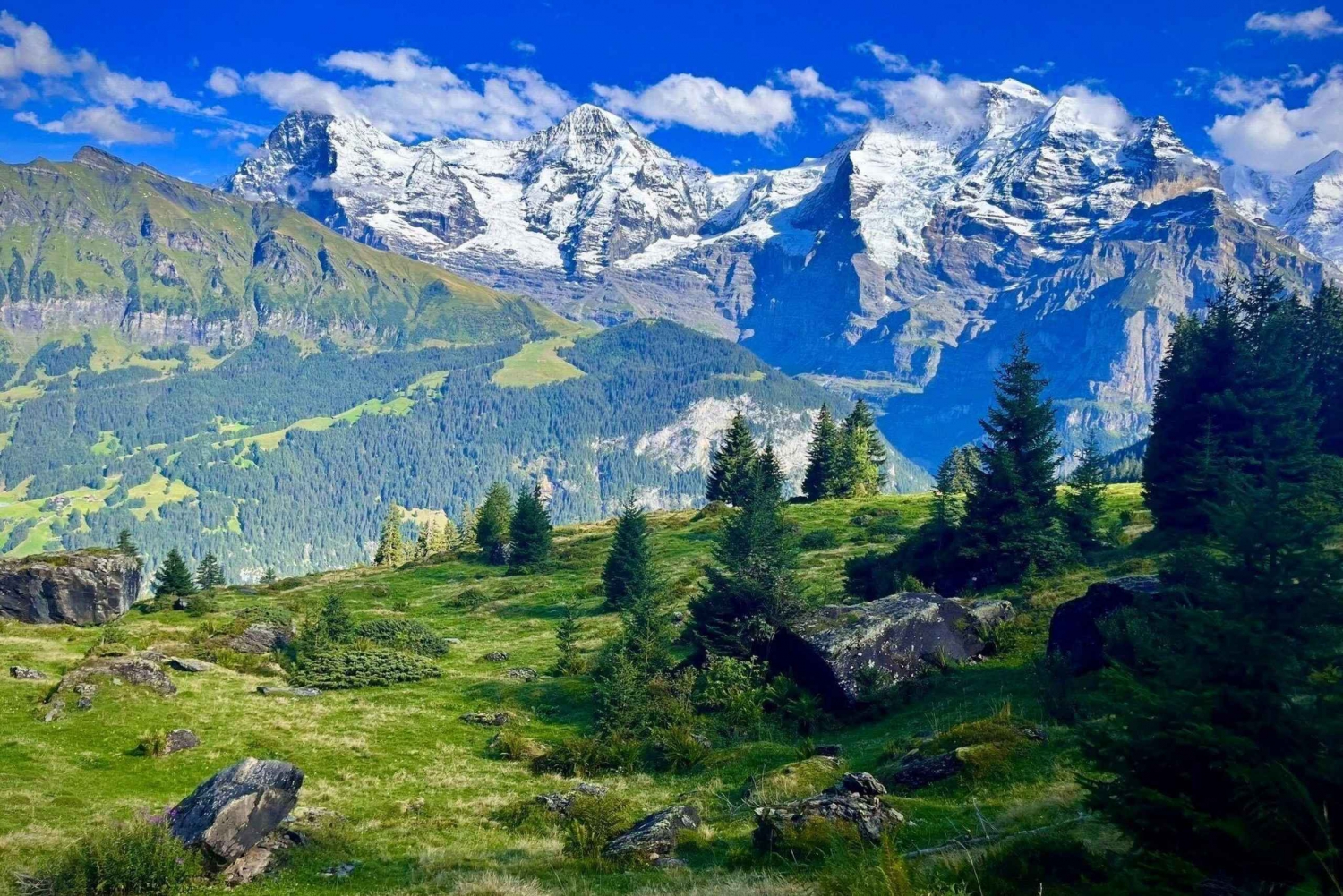 Panoramic Hiking Tour above Lauterbrunnen Valley from Zurich