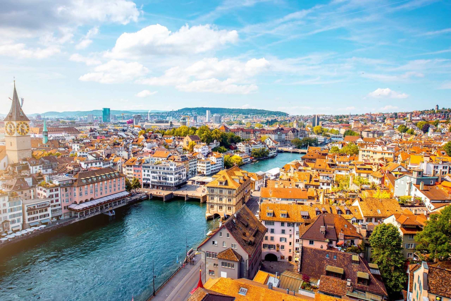 Excursion privée d'une journée de Bâle à Zurich, Vaduz et retour