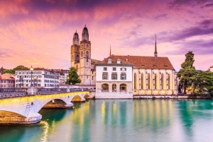 Voyage privé : Bâle>Lucerne+Zurich, chauffeur anglophone