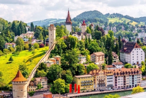 Yksityinen matka Zürichistä tutustumaan Luzernin kaupunkiin