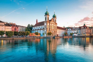 Private Trip from Zurich to Mount Rigi via Lucerne City