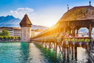 Private Trip from Zurich to Mount Rigi via Lucerne City