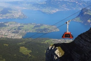 チューリッヒからルツェルンを経由してピラトゥス山までのプライベート旅行