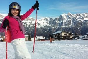 Швейцария: частный однодневный тур на лыжах для любого уровня