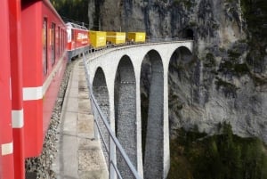Ретийская железная дорога ЮНЕСКО: виадук, музей поездов, Санкт-Мориц
