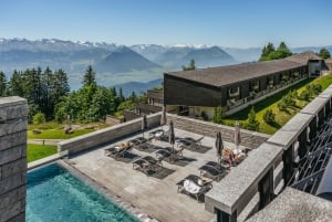 Vitznau: Train Tickets and Rigi Mineral Baths Day Ticket