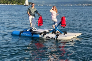 Waterbike on Lake Zurich