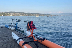 Waterbike on Lake Zurich