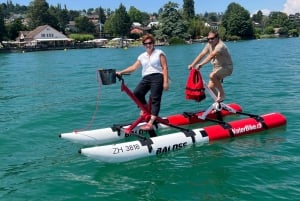 Waterbike on Lake Zurich