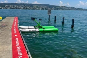 Waterbike on Lake Zurich