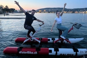 Waterbike on Lake Zurich