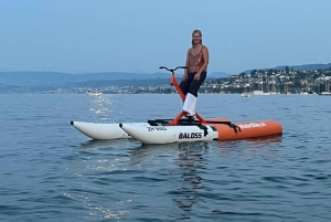 Waterbike on Lake Zurich