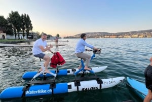 Waterbike on Lake Zurich