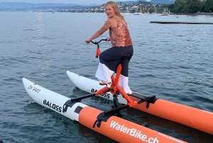 Waterbike on Lake Zurich