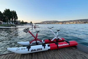 Waterbike on Lake Zurich