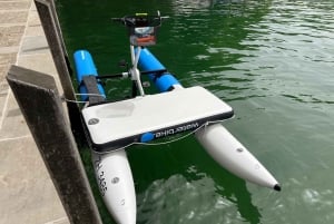 Waterbike on Lake Zurich