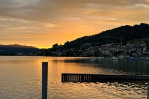 Waterbike on Lake Zurich