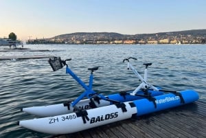 Waterbike on Lake Zurich