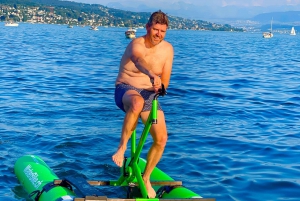 Waterbike on Lake Zurich