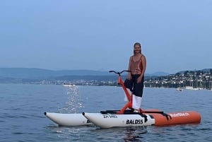 Waterbike on Lake Zurich