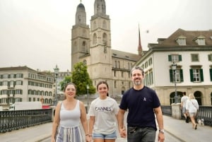Visite à pied de Zurich 3 en 1 avec séance photo et dégustation