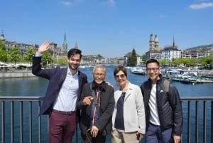 Visite à pied de Zurich 3 en 1 avec séance photo et dégustation