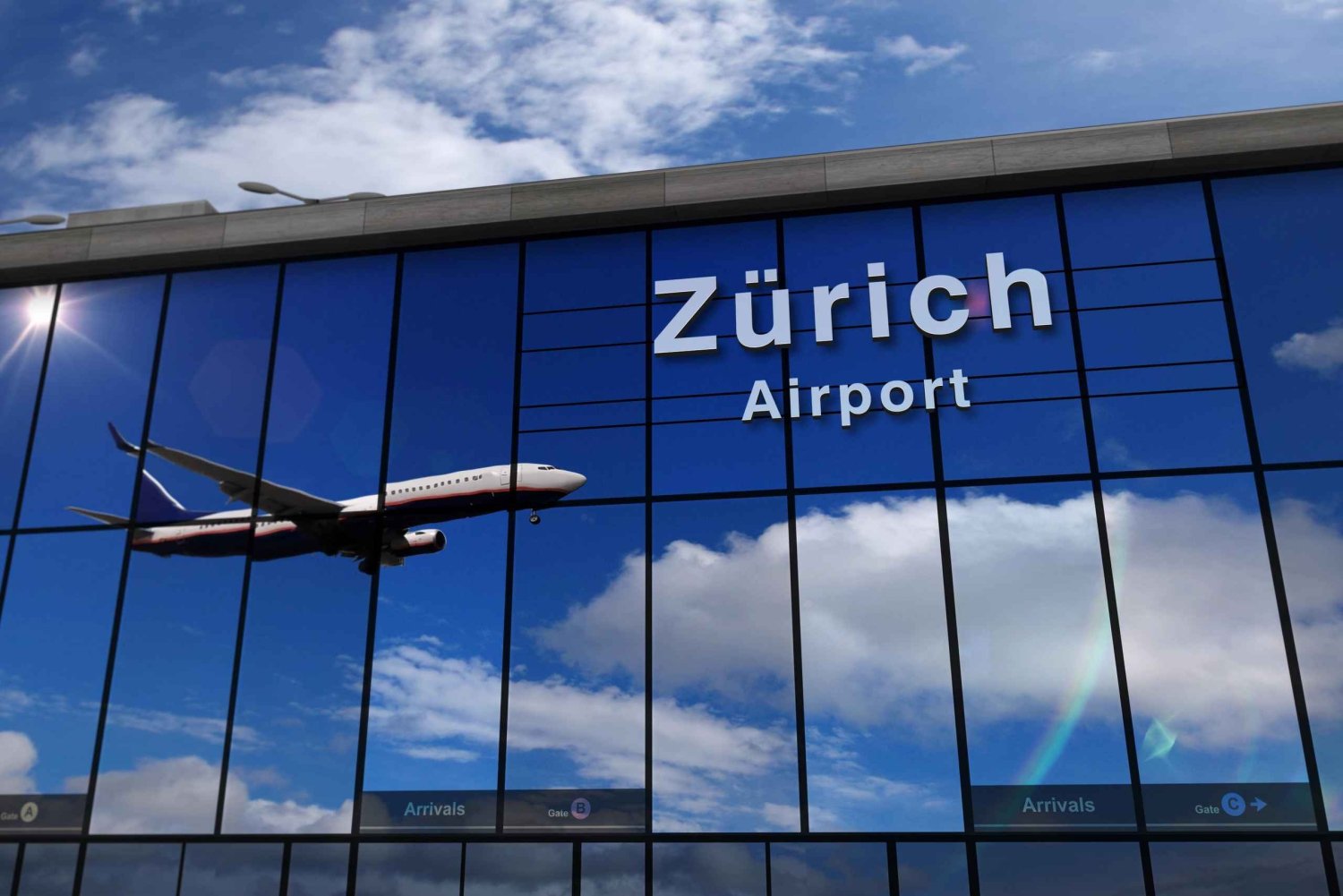 Zurigo: tour durante lo scalo in aeroporto, principali attrazioni in auto privata