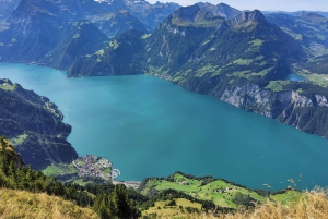 Dagstur fra Zürich: Den bratteste taubanen til Stoos og utsikten fra Rigi