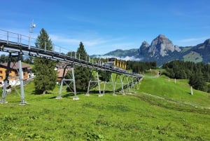 Dagstur fra Zürich: Den bratteste taubanen til Stoos og utsikten fra Rigi