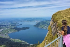 Dagstur fra Zürich: Den bratteste taubanen til Stoos og utsikten fra Rigi