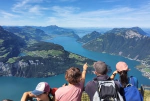 Dagstur fra Zürich: Den bratteste taubanen til Stoos og utsikten fra Rigi
