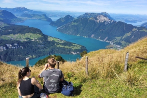 Dagstur fra Zürich: Den bratteste taubanen til Stoos og utsikten fra Rigi